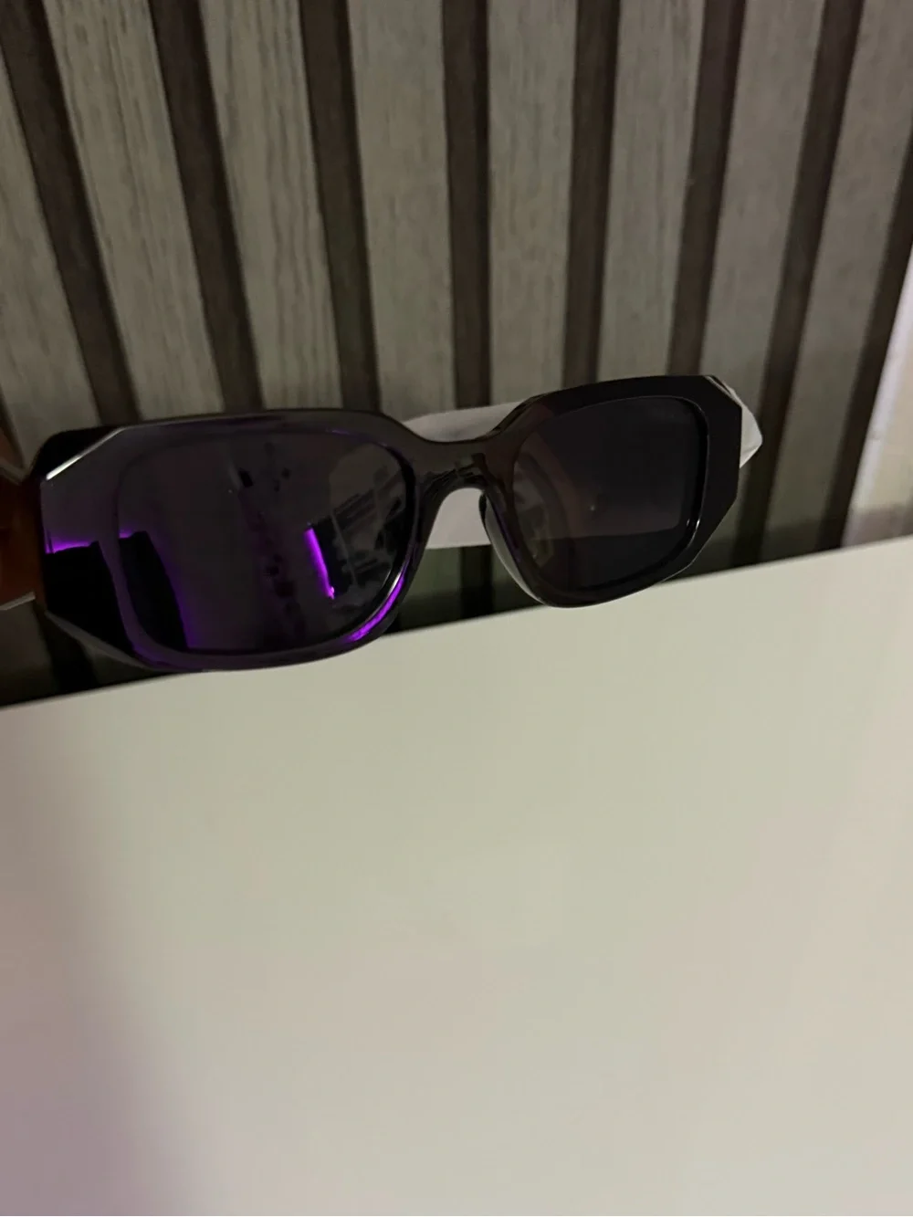 Prada bold rectangular
